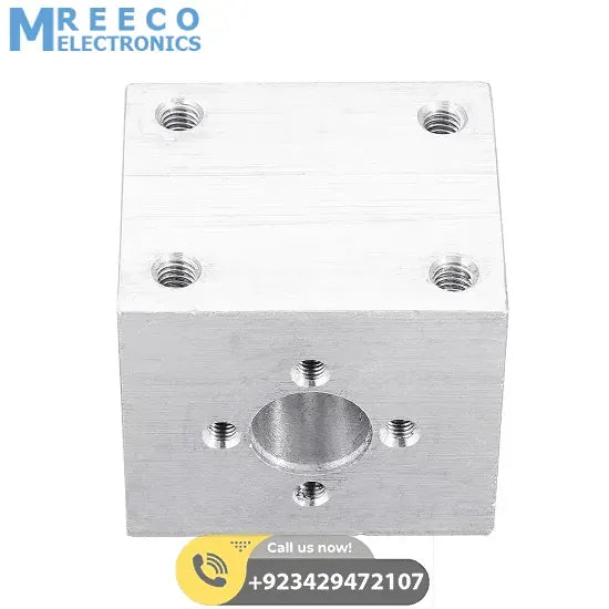 T8 Aluminum Screw Conversion Nut Seat For 3d Printer Lead Screw Housing Mounting Bracket - Side View