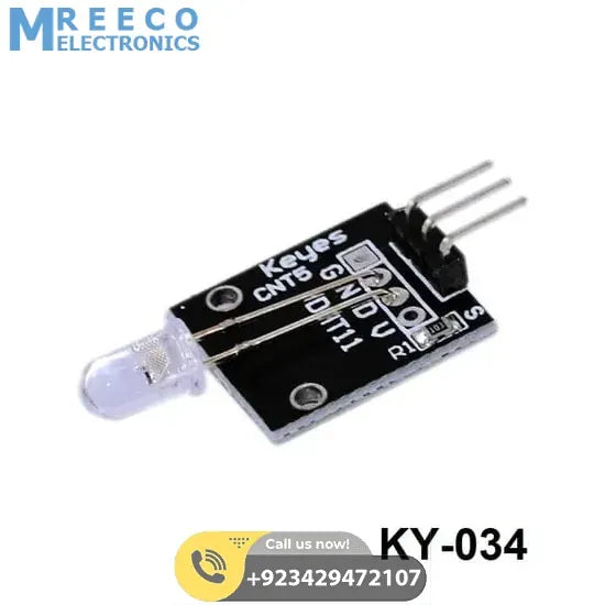 7 Color Flashing LED Module KY 034 In Pakistan | Mreeco
