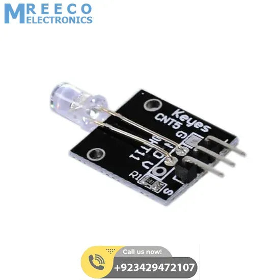 7 Color Flashing LED Module KY 034 HW-481 In Pakistan - Side View