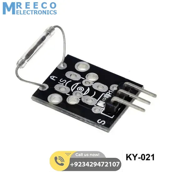 KY 021 Mini Magnetic Reed Sensor Module 3-pin For Arduino Smart Car - Front View