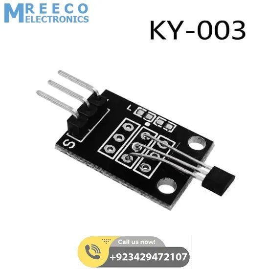 KY 003 Hall Magnetic Force Sensor Module For Arduino Hall Effect - Front View