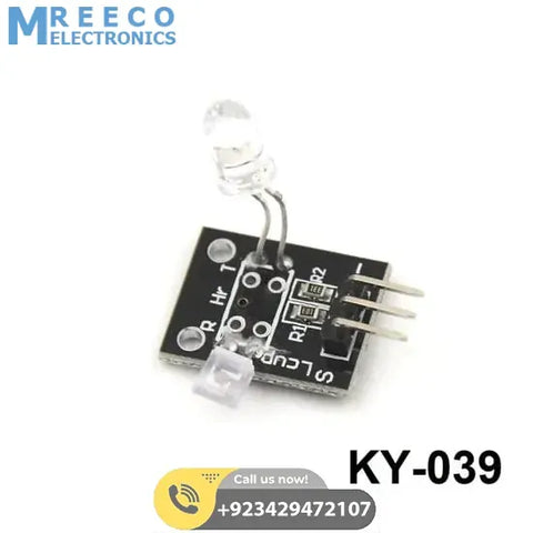 Heart Beat Detector Module KY 039 Heart Rate Sensor - Front View