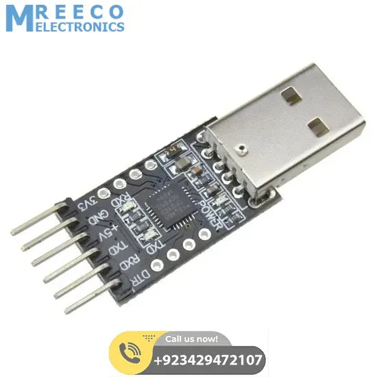 USB 2.0 to TTL UART Serial Converter CP2102 - Front View