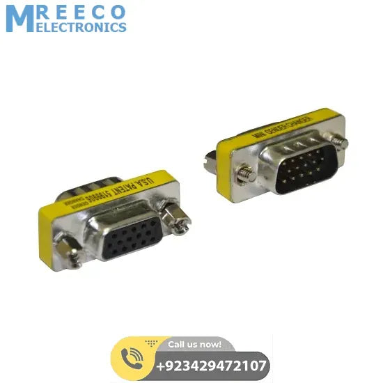 VGA male to female adaptor - Front View