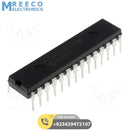 PIC18f2480 Microcontroller DIP 28 8-bit MCU Flash 16k - Front View