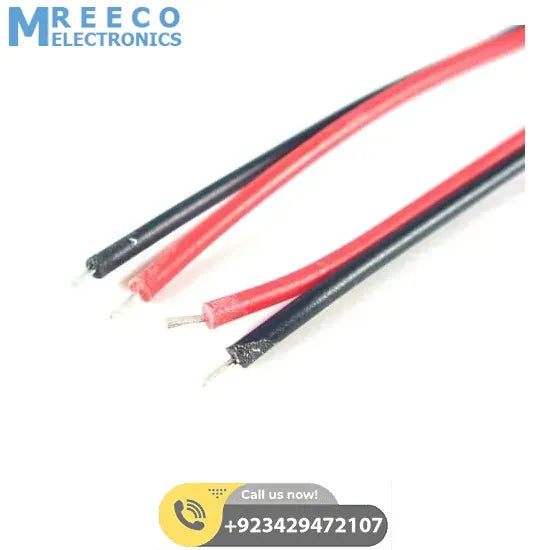 1 Piece 2.54mm Pitch JST2.54 Plug 2 PIN Extension Wire Connector - Side View