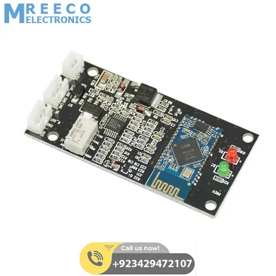 Bluetooth 4.2 Receiver Board CSR8645 Amplifers Bluetooth Module - Front View