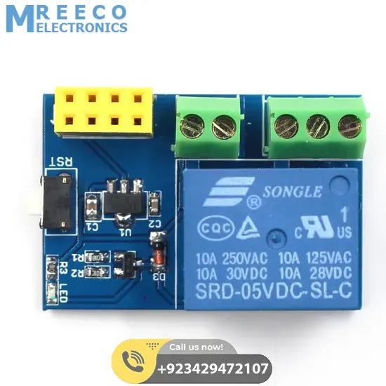 ESP 01 Relay Module for Arduino - Front View