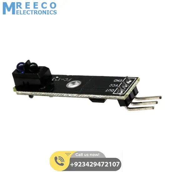 1 Channel Infrared Tracking Sensor FC 123 Black and White Line Detection Sensor For Smart Car Tracing - Side View