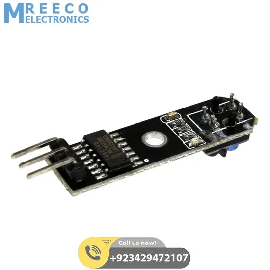 1 Channel Infrared Tracking Sensor FC 123 Black and White Line Detection Sensor For Smart Car Tracing - Back View