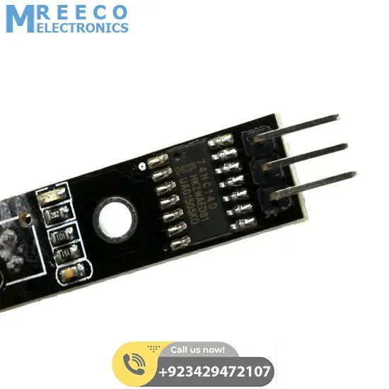1 Channel Infrared Tracking Sensor FC 123 Black and White Line Detection Sensor For Smart Car Tracing - Top View