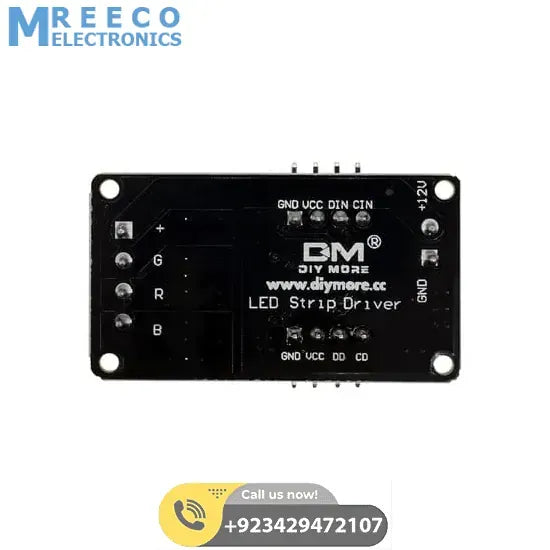 Full Color RGB LED Strip Driver Module Shield for Arduino UNO R3 STM32 AVR V1.0 - Back View