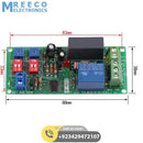 Dual Time Adjustable Cycle Delay Timing Relay Repeat ON OFF Switch Infinite Loop Timer Module AC 100V 110V 120V 220V 230V 240V - Front View