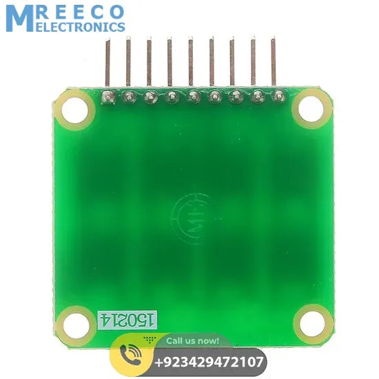 2x4 Matrix Keyboard 8 Pushbutton Keypad V1.02 Expansion Module For Arduino - Back View