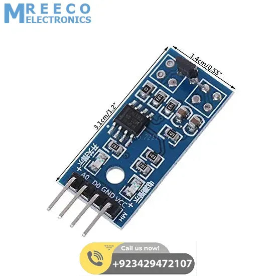 3144E Speed Counter Module Magnetic Detect sensor - Top View