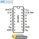 74HC165 Parallel To Serial 8 Bit Shift Register IC - Side View