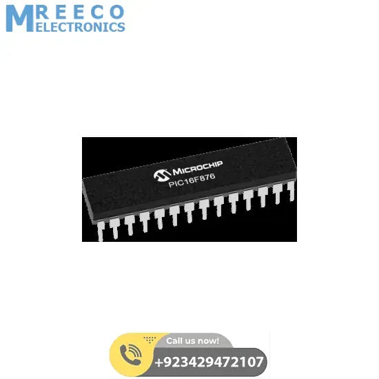 PIC16F876 Microcontroller - Side View