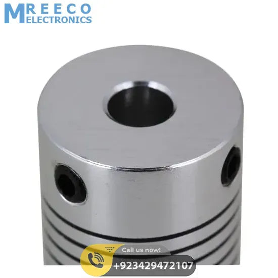 5x5mm Flexible Coupling Shaft - Back View