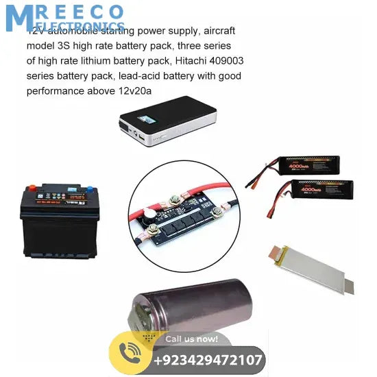 12V Spot Welder Set Portable Battery Spot Welding Storage Machine DIY PCB Circuit Board for 18650 26650 32650 - Side View