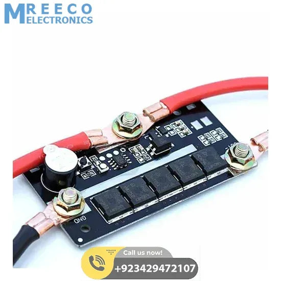 12V Spot Welder Set Portable Battery Spot Welding Storage Machine DIY PCB Circuit Board for 18650 26650 32650 - Back View