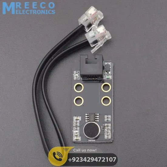 Robobloq Sound Sensor with RJ11 Connecting Wire in Pakistan - Front View