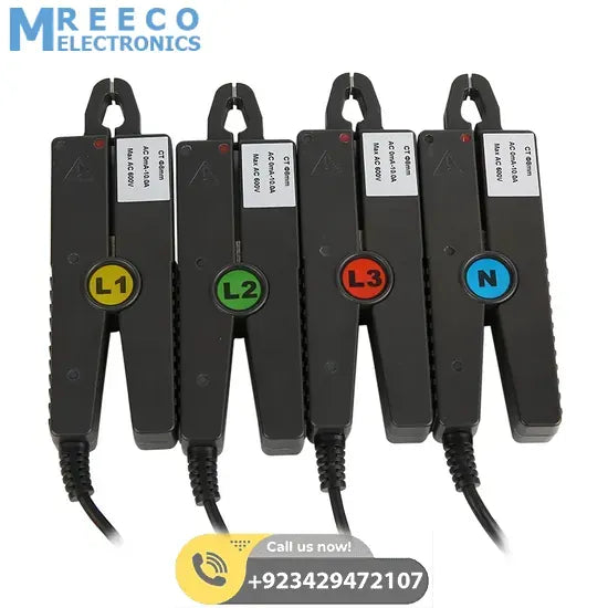 UNI T UT285C Three Phase Power Quality Analyzer - Back View