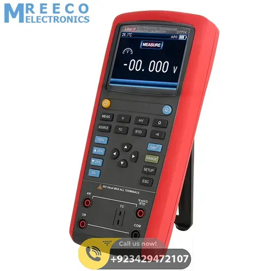 UNI-T UT714 Multifunction Temperature Process Calibrator - Side View