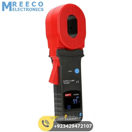 UNI-T UT276A+ Clamp Earth Ground Tester - Side View