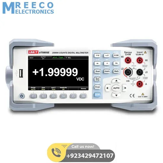UNI-T UT8805E Benchtop Digital Multimeter - Front View