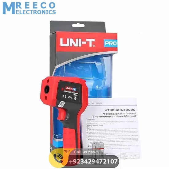 UNI-T UT309C Professional Infrared Thermometer - Top View