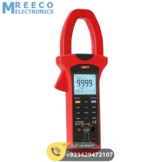UNI-T UT243 Power and Harmonics Clamp Meter - Back View