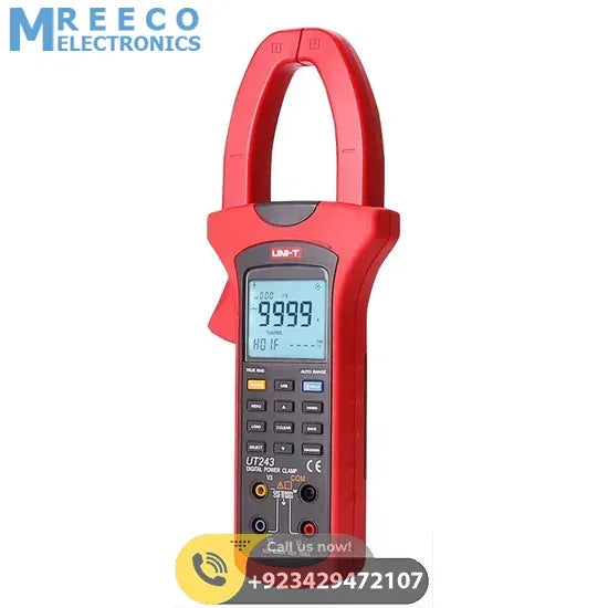 UNI-T UT243 Power and Harmonics Clamp Meter - Top View