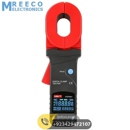 UNI-T UT278A+ Clamp Earth Ground Tester - Front View