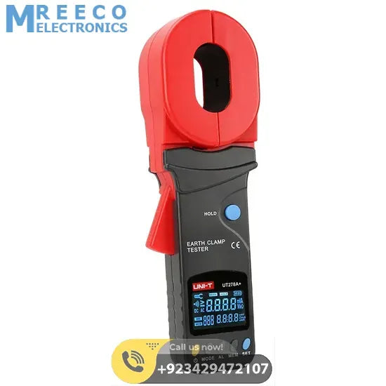 UNI-T UT278A+ Clamp Earth Ground Tester - Back View