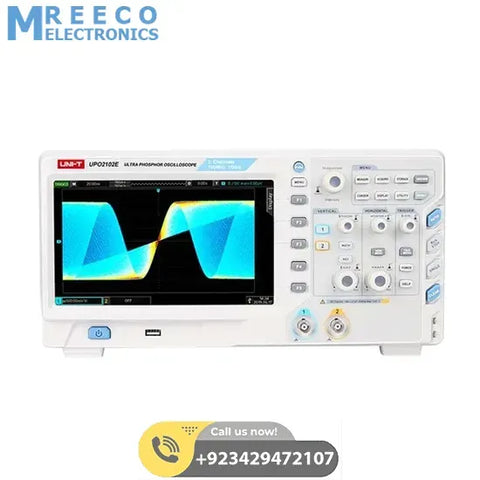 UNI-T 2 Channel UPO2102E Ultra Phosphor Oscilloscope - Front View