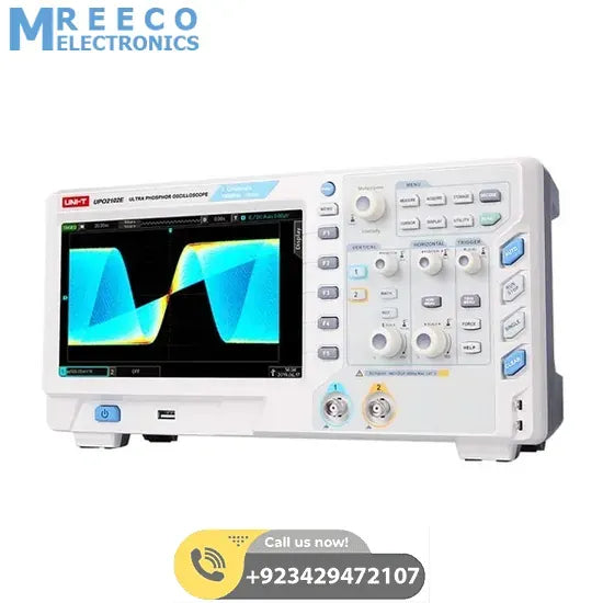 UNI-T 2 Channel UPO2102E Ultra Phosphor Oscilloscope - Back View