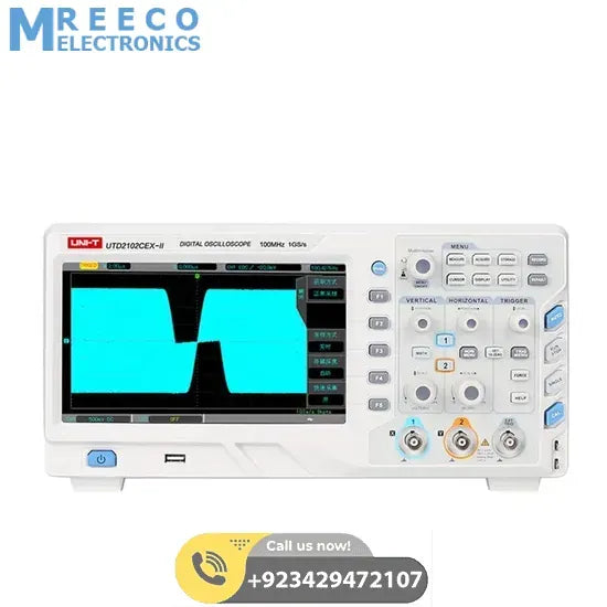 UNI T UTD2072CEX II Digital Storage Oscilloscope 2 Channel DSO - Front View