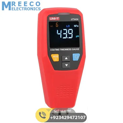 UT343A Coating Thickness Gauge Meter - Side View