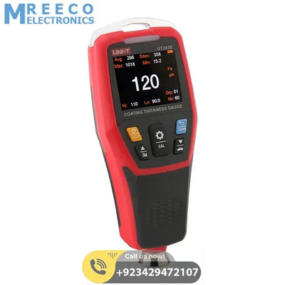 UT343E Coating Thickness Gauge Meter - Side View