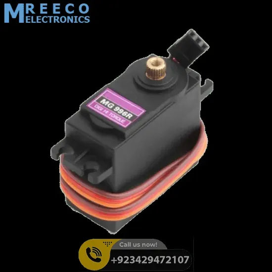 MG996R MG996 Servo Motor 180 Degree - Side View
