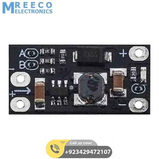 UPS circuit for internet Router 5v 9v 12 dc output AL253 Mini Converter Boost Step PTCL D link TP link - Front View