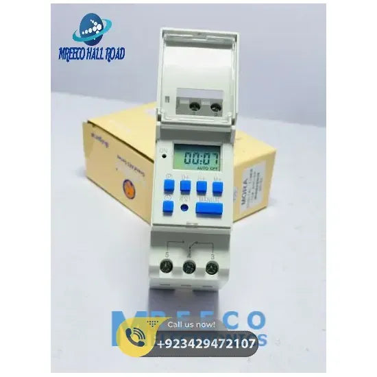 Mora AES 15A Weekly Programmable Timer in Pakistan - Front View