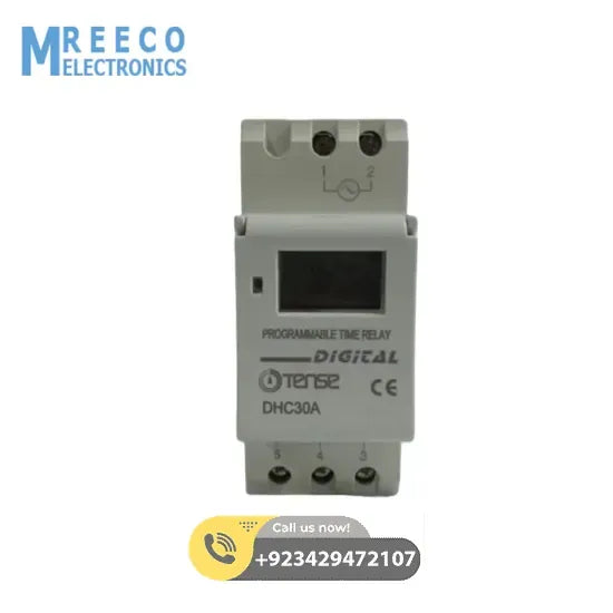 DHC30A Weekly Programmable Timer Tense in Pakistan - Side View