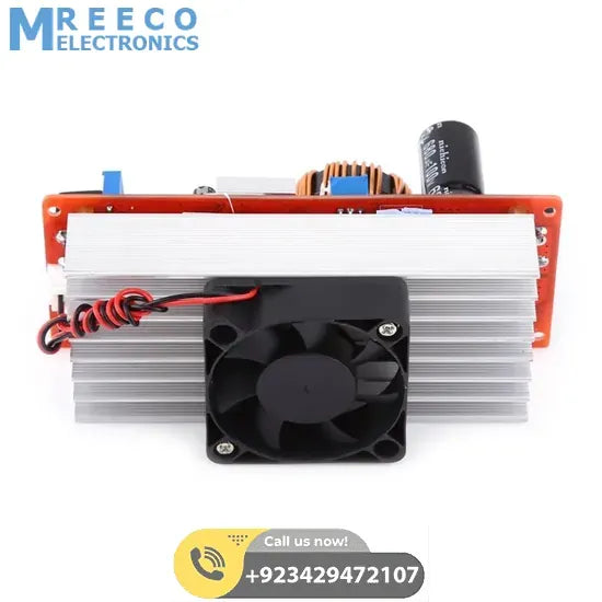 1500W 30A DC-DC DC Constant Voltage Current Boost Converter Step-up Power Supply Module 10~60V Out 12~90V Boost Power Module - Top View
