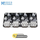 MH-KC24 4-Channel DC-DC Buck Converter with QC3.0 Fast Charging - 6-32V to 3V/5V/9V/12V/24V - Back View