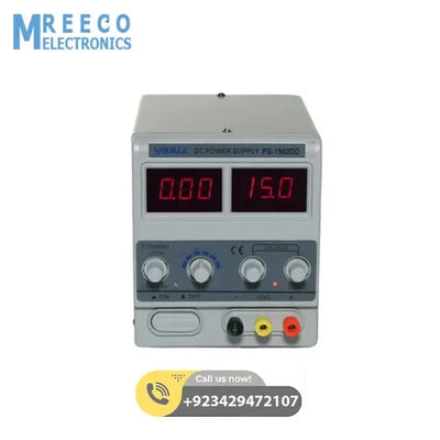 YIHUA YH 1502DD Adjustable Power Supply LED Display 15V 2A - Side View