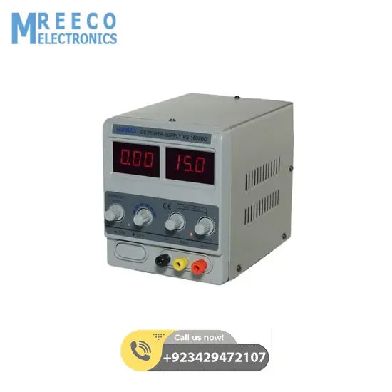 YIHUA YH 1502DD Adjustable Power Supply LED Display 15V 2A - Back View