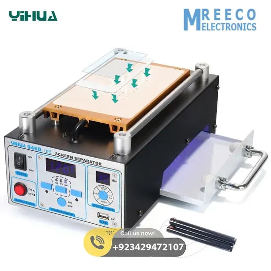 YIHUA YH 946D III Digital Touch LCD Glass Screen Separator Machine - Front View