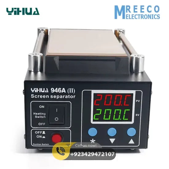 YIHUA YH 946A II LCD Touch Screen Glass Separating Machine - Back View