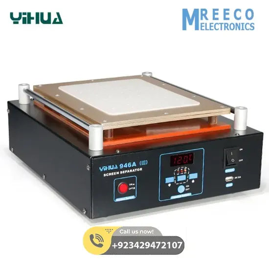 Yihua YH 946A III Digital LCD Touch Screen Glass Separating Machine - Back View